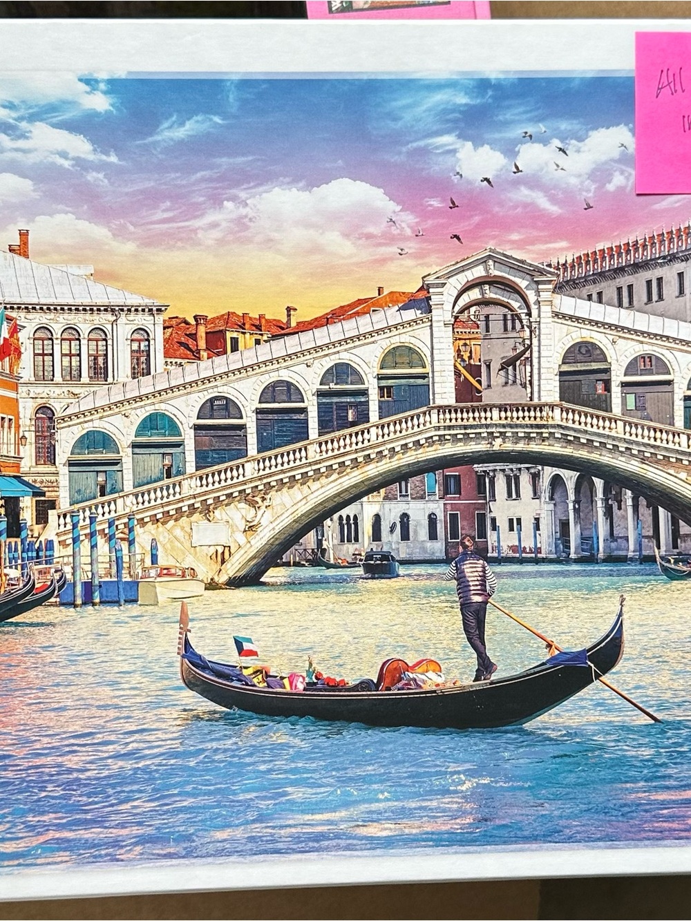 Venice Gondola 500 Piece Puzzle